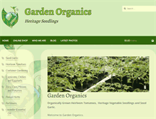 Tablet Screenshot of gardenorganics.co.nz