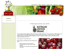 Tablet Screenshot of gardenorganics.com.au